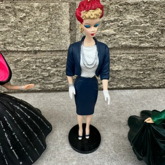 Hallmark Barbie Christmas tree ornaments 7pcs Holiday Decor